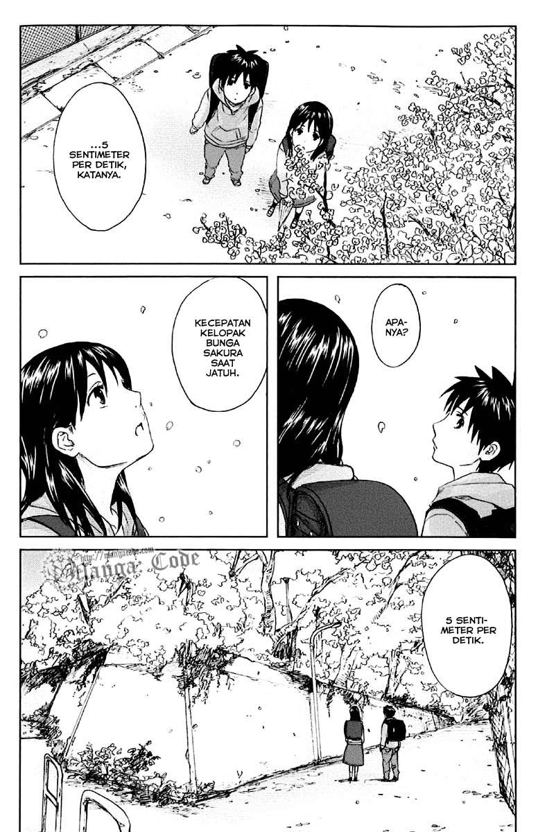 Byousoku 5 Centimeter Chapter 1 Gambar 38